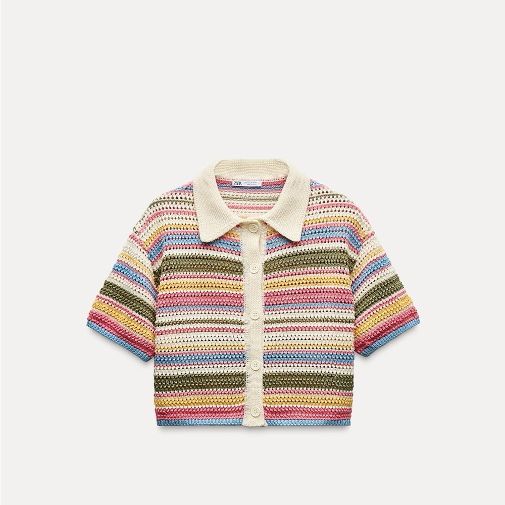 ZARA crochet top